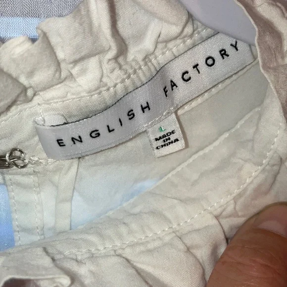 English Factory Ruffles & Lace Blouse - Picture 3 of 13